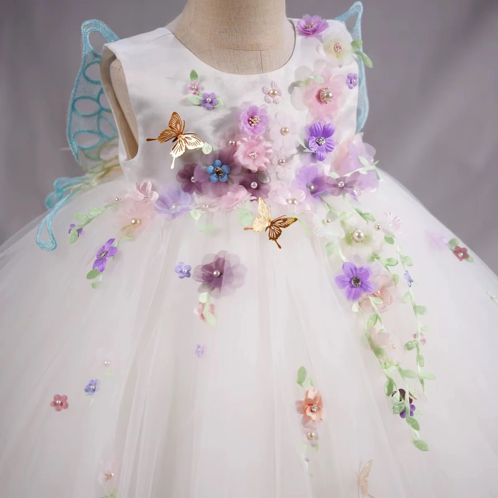 Butterfly Bloom princess party dress for little girls | TeddyNest.jpeg