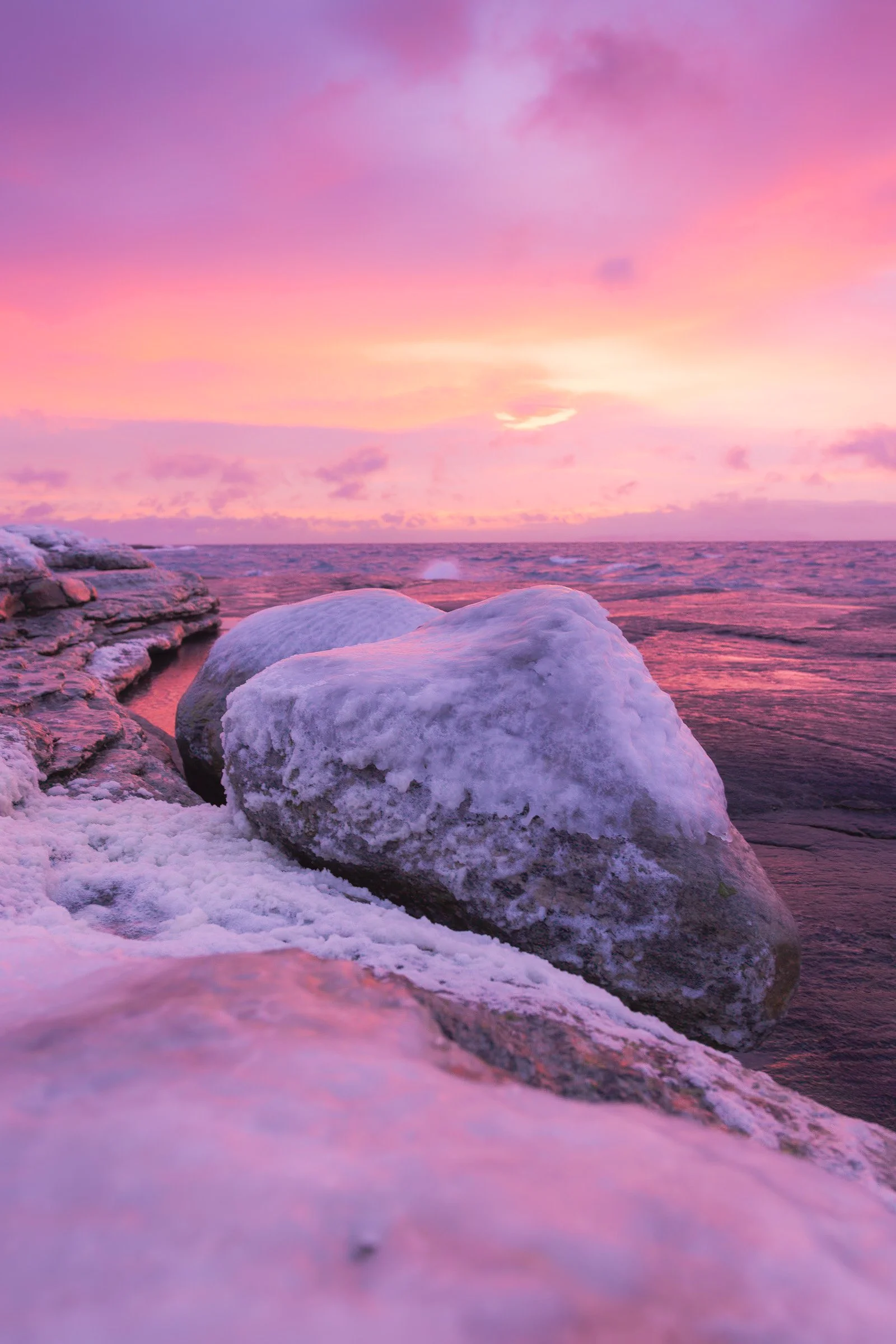 Frozen Boulder