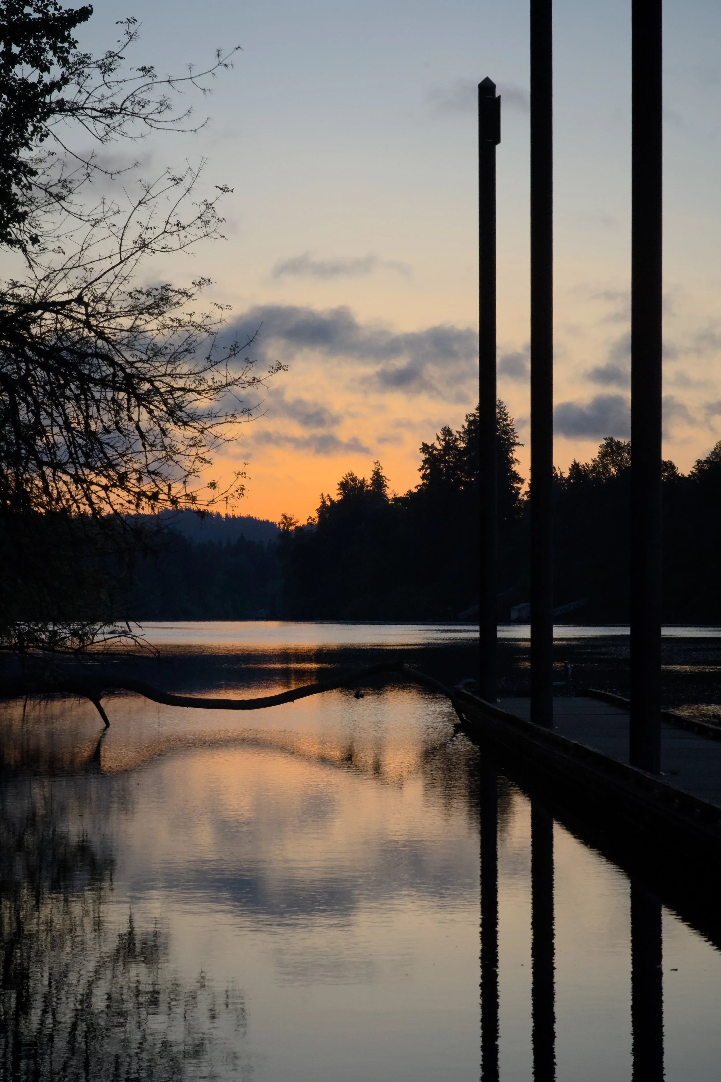 Sunrise in Wilsonville, Oregon