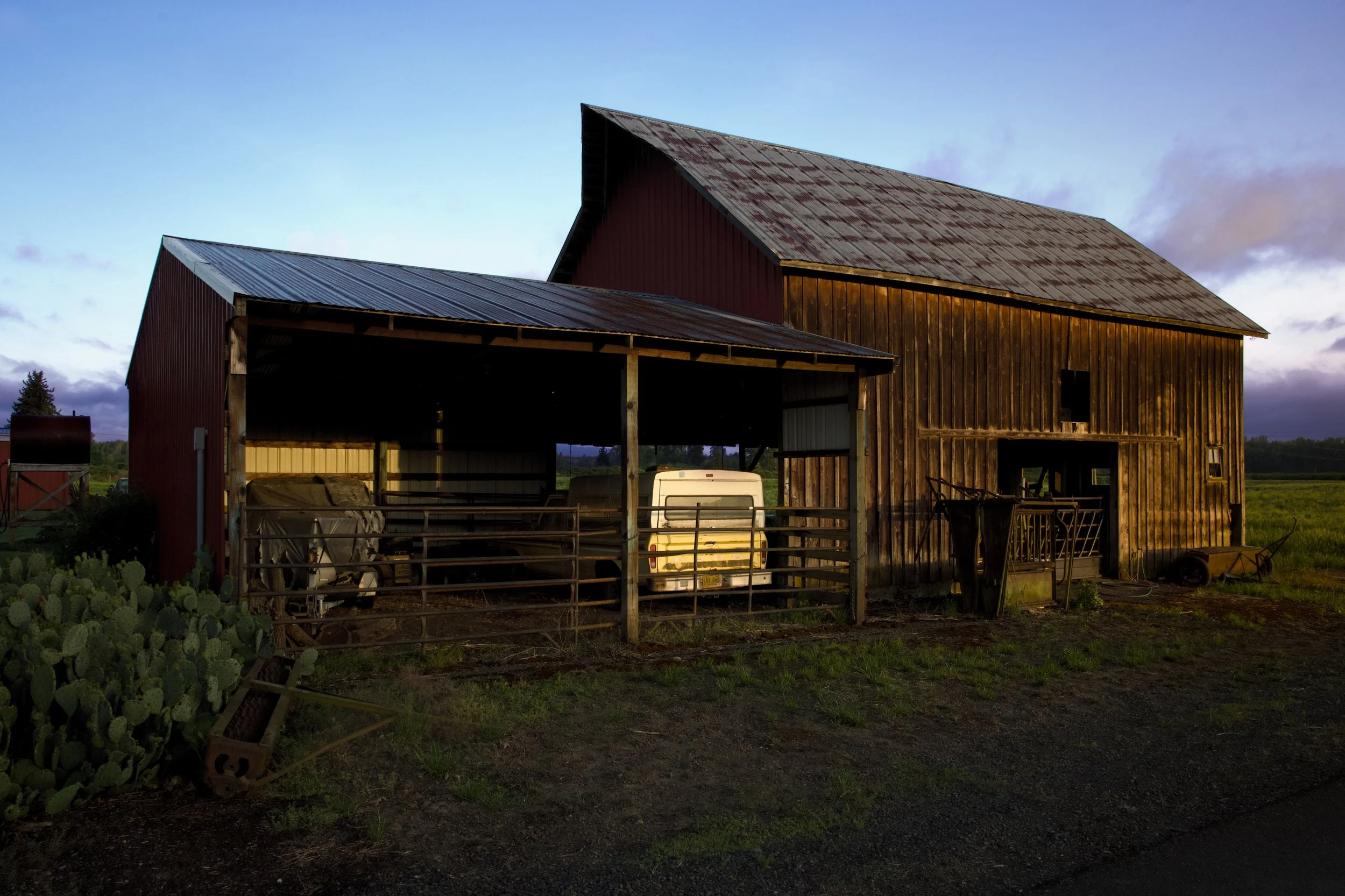 Cabin outside of Camby, Oregon