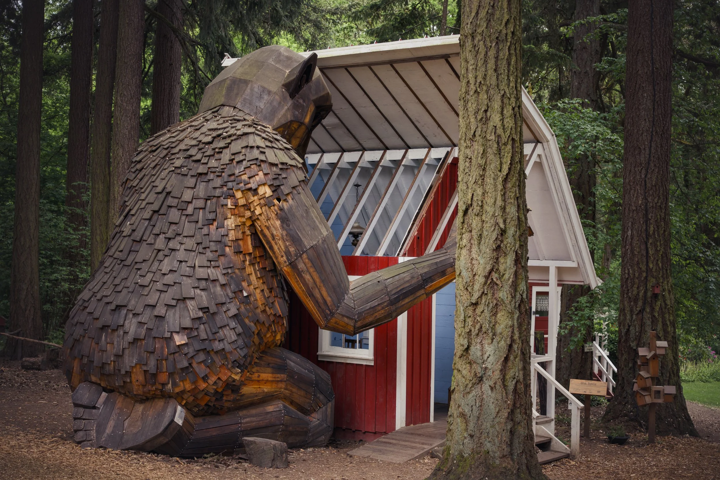 The Ole Bolle Troll in Tigard, Oregon