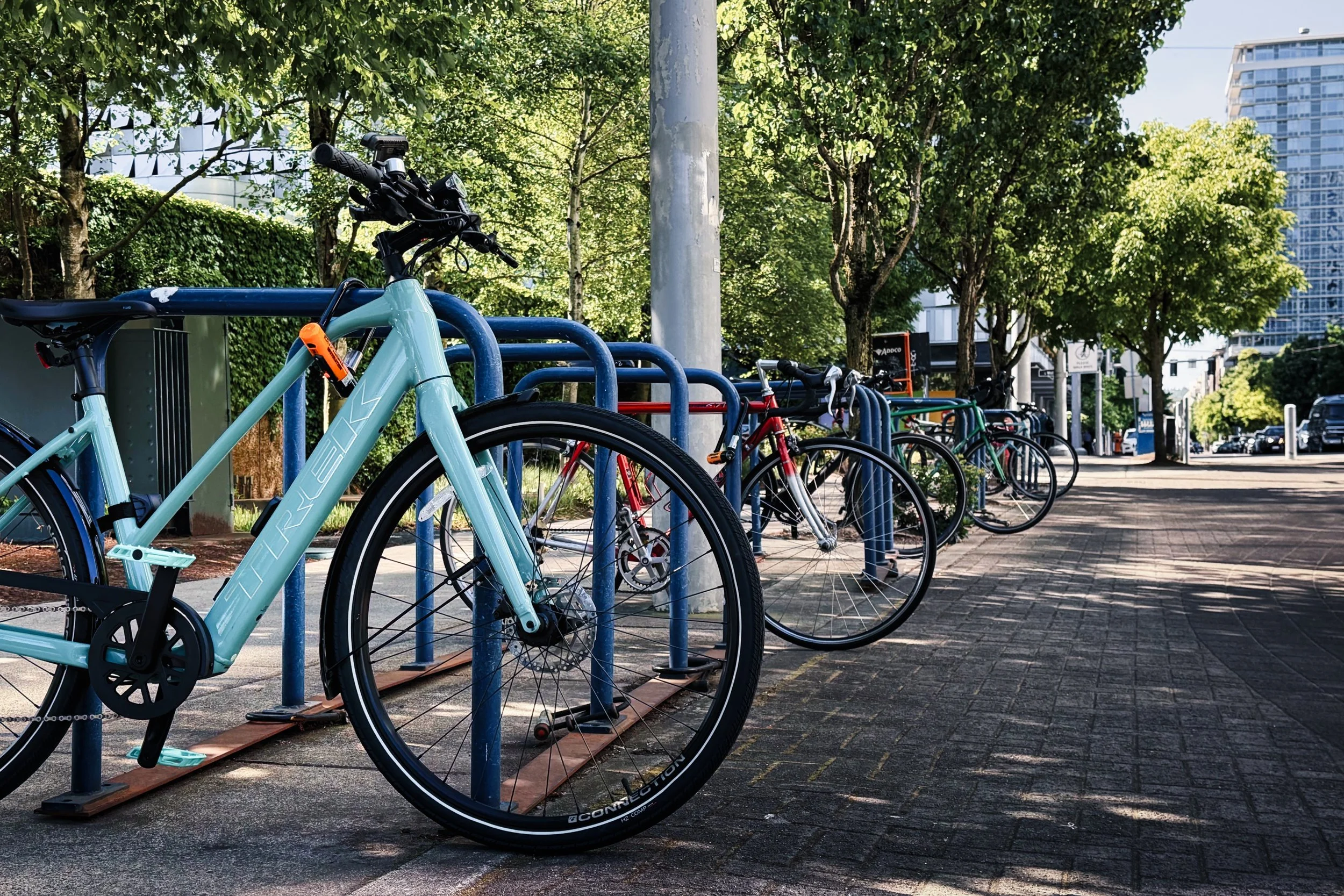 Bikes at OHSU - Portland, Oregon
