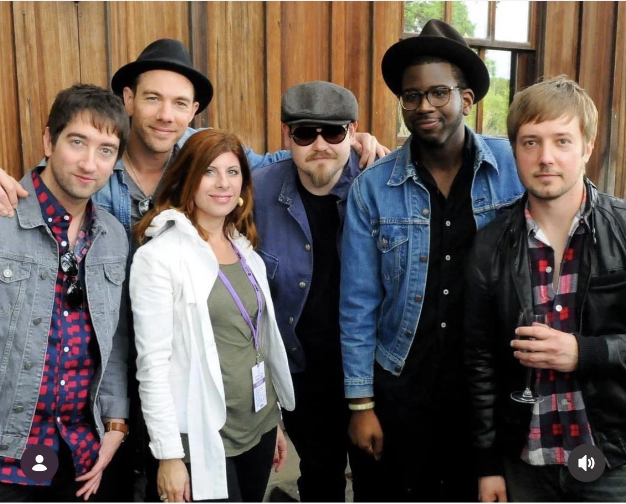 Nicole and Band Plain White T's