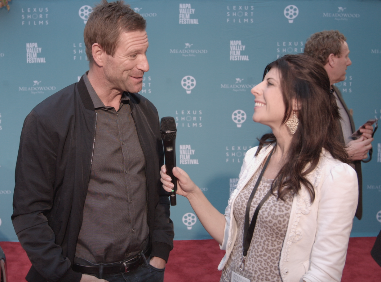 Nicole and Aaron Eckhart