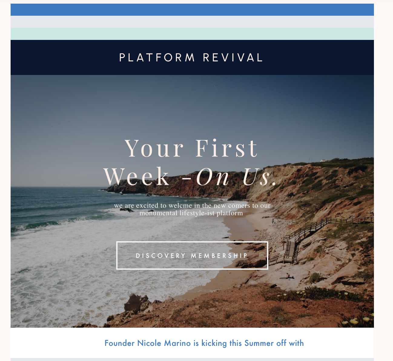 A Platform To Revive