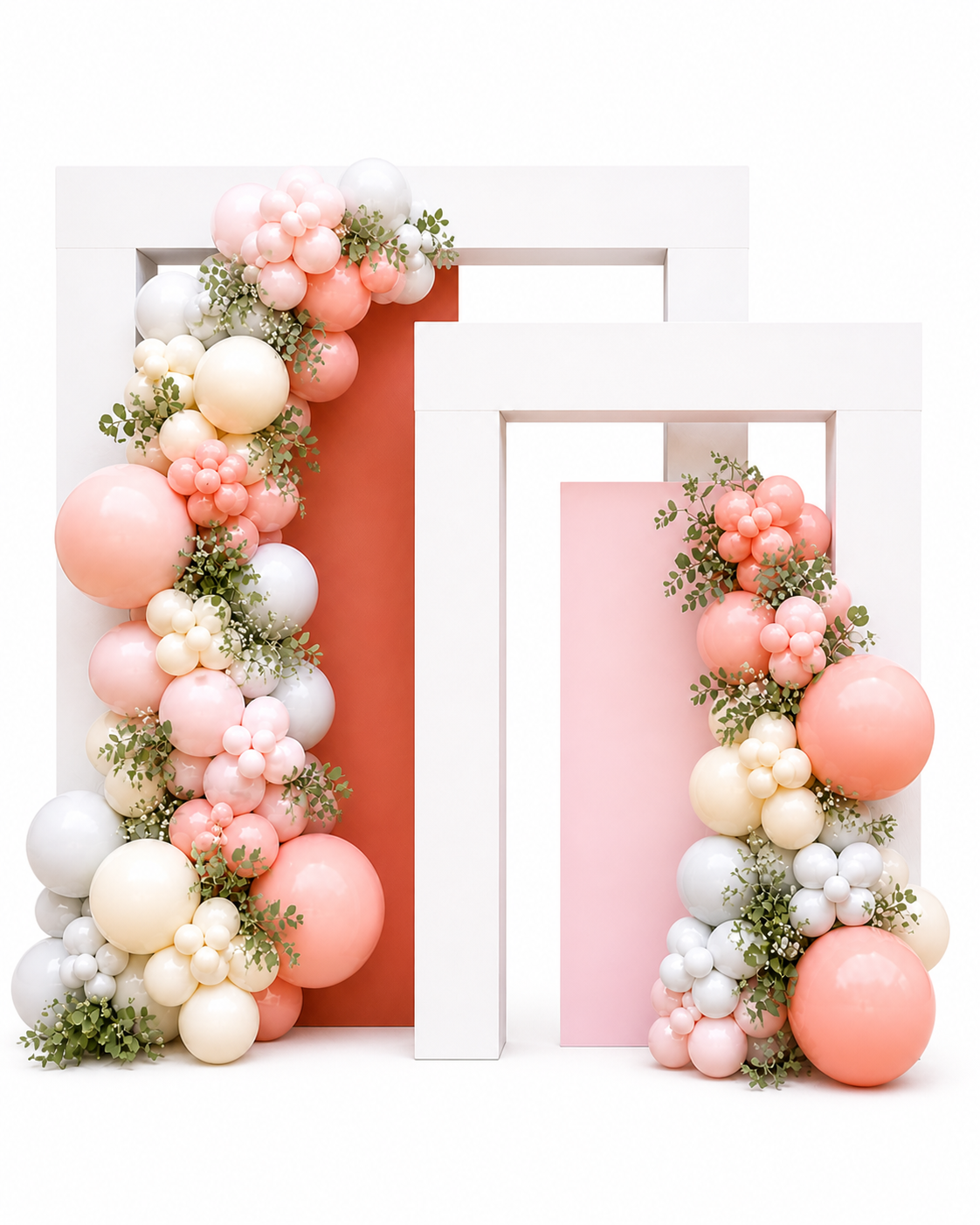 Balloon Decor with Double Squared Arch Setup