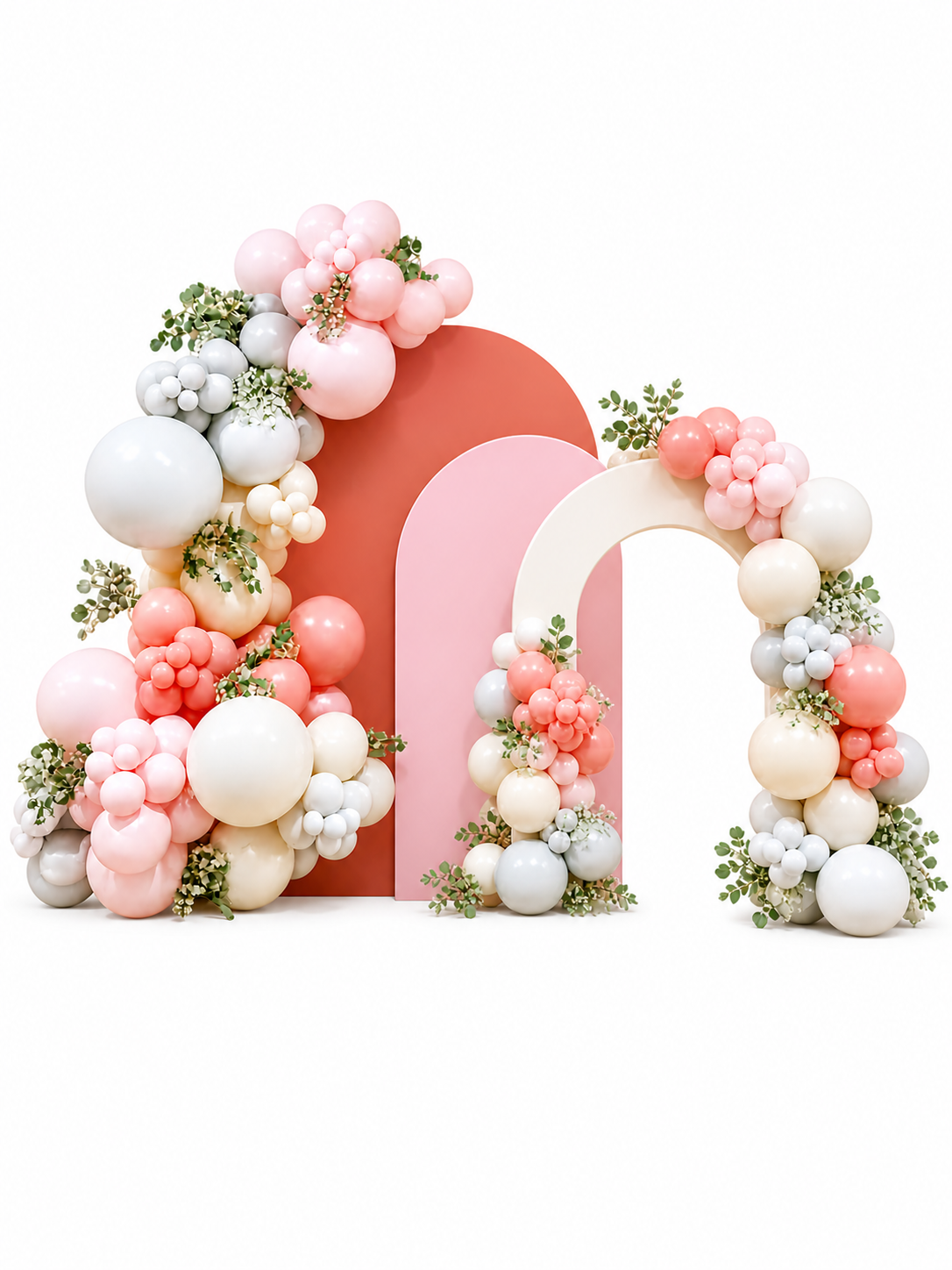 Balloon Decor with Triple Arch Setup