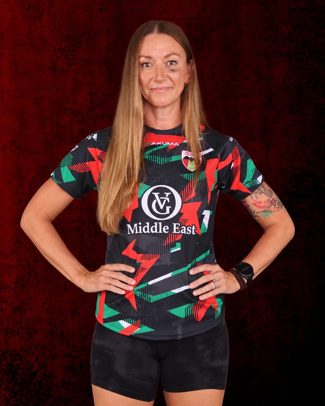 Tara Manson of the Abu Dhabi Harlequins Women's Team