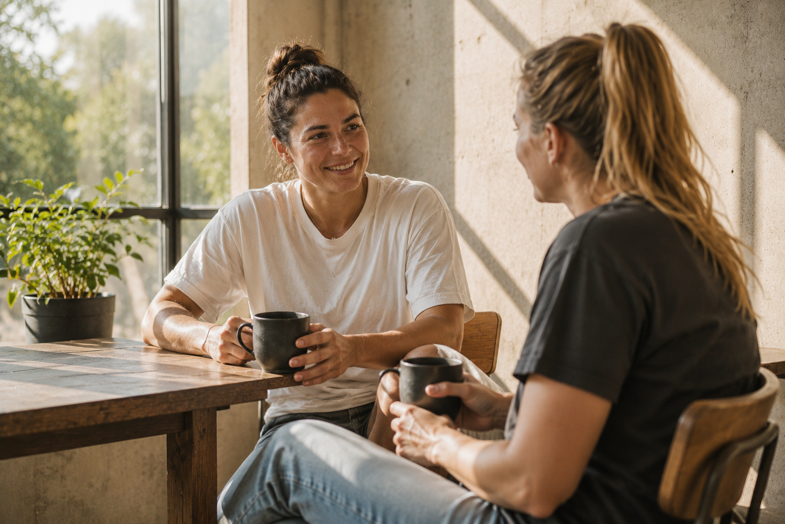 Two women in conversation — XV Style, the women's rugby magazine built by the community