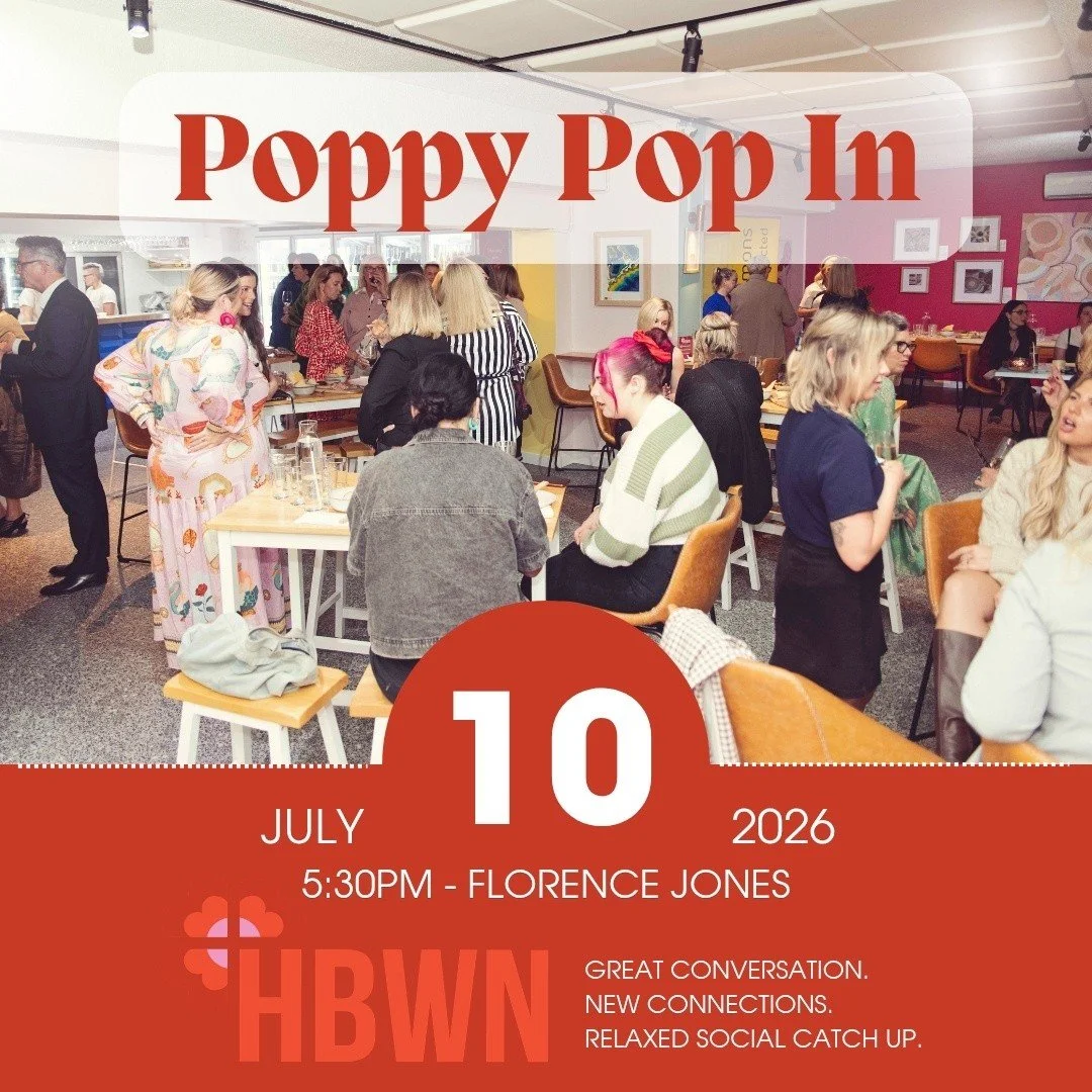 🥂 Less awkward networking. More genuine conversations.

Sometimes the best connections happen when there's no formal agenda... just a welcoming space, great people and a drink in hand.

That's exactly what our Poppy Pop-In is all about.

Join us on 