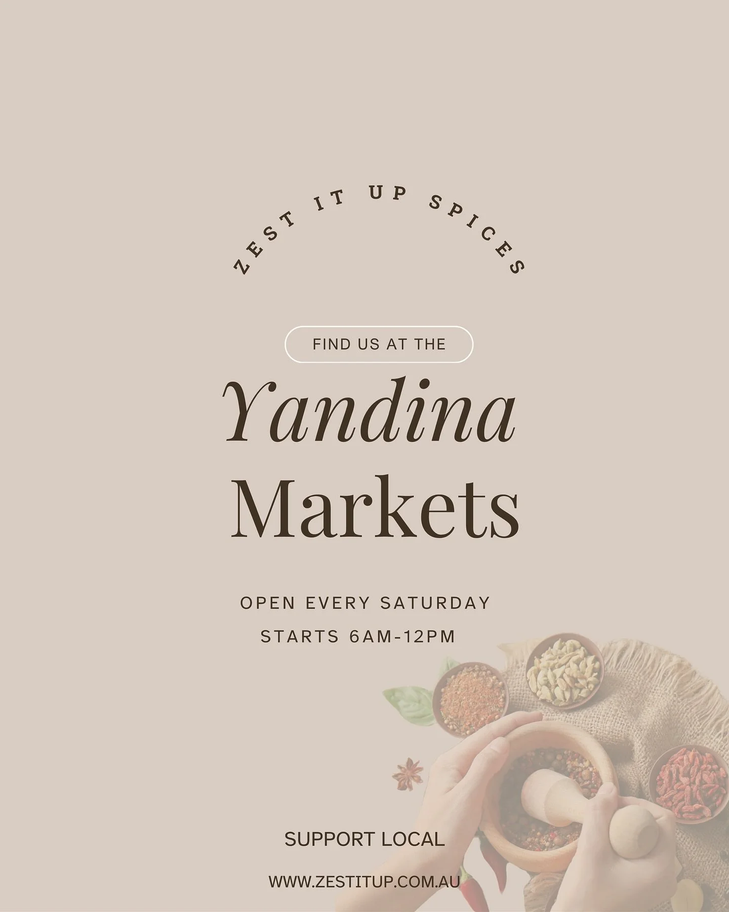 Your destination for pure, authentic herbs and spices!
Find us here every Saturday 🌿