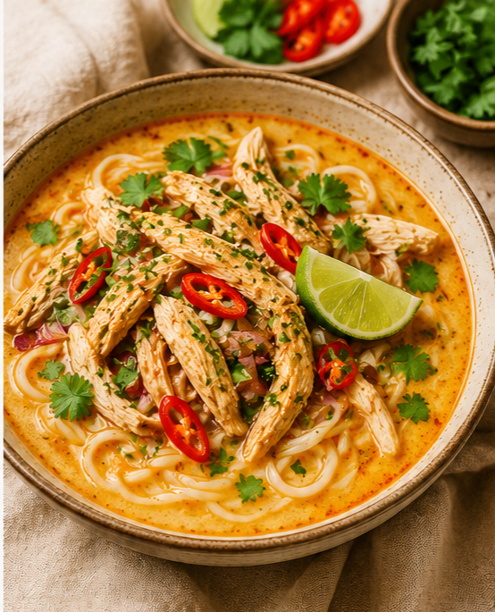 Thai Seasoning Laksa Soup Recipe