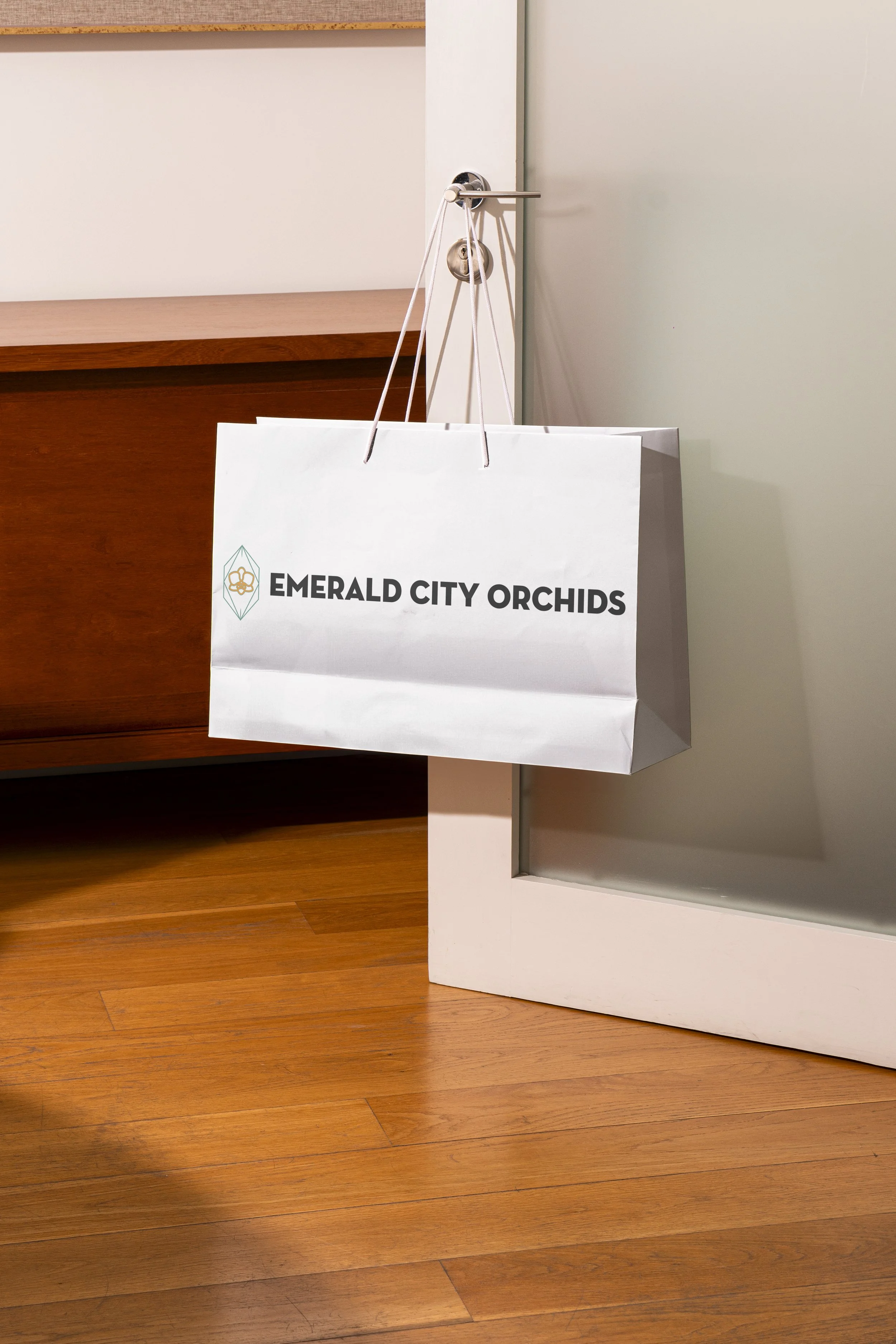 Emerald City Orchids bag