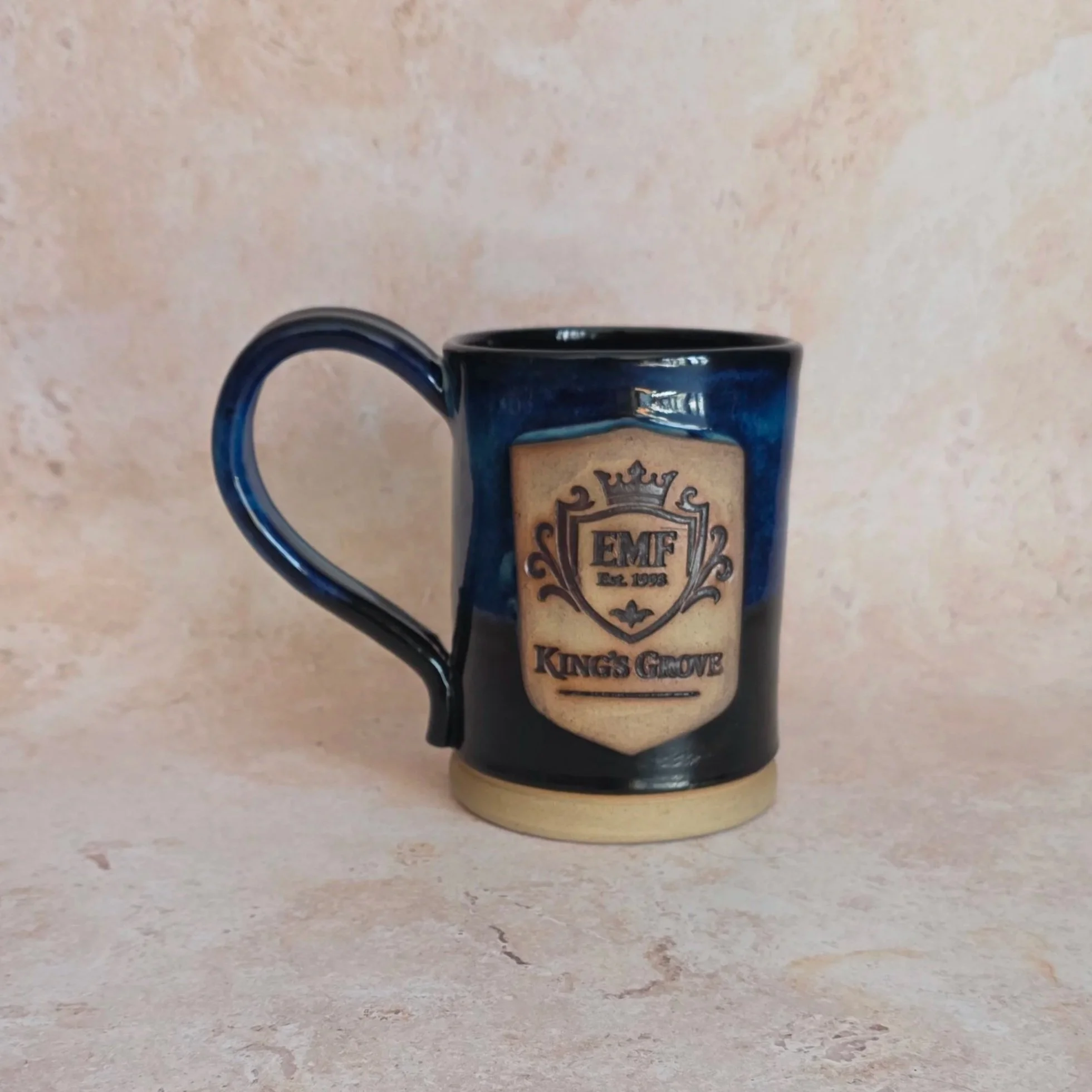 England's Medieval Festival Official Tankard - Blue and Black