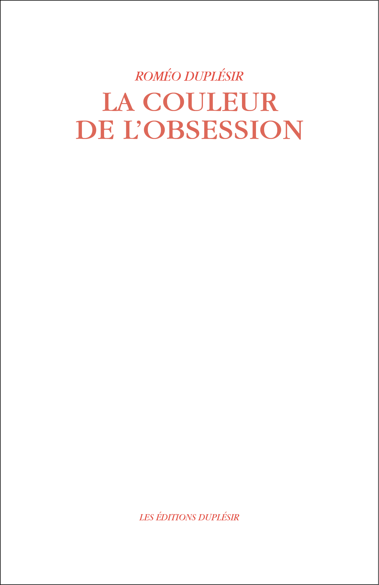 La Couleur de l'Obsession