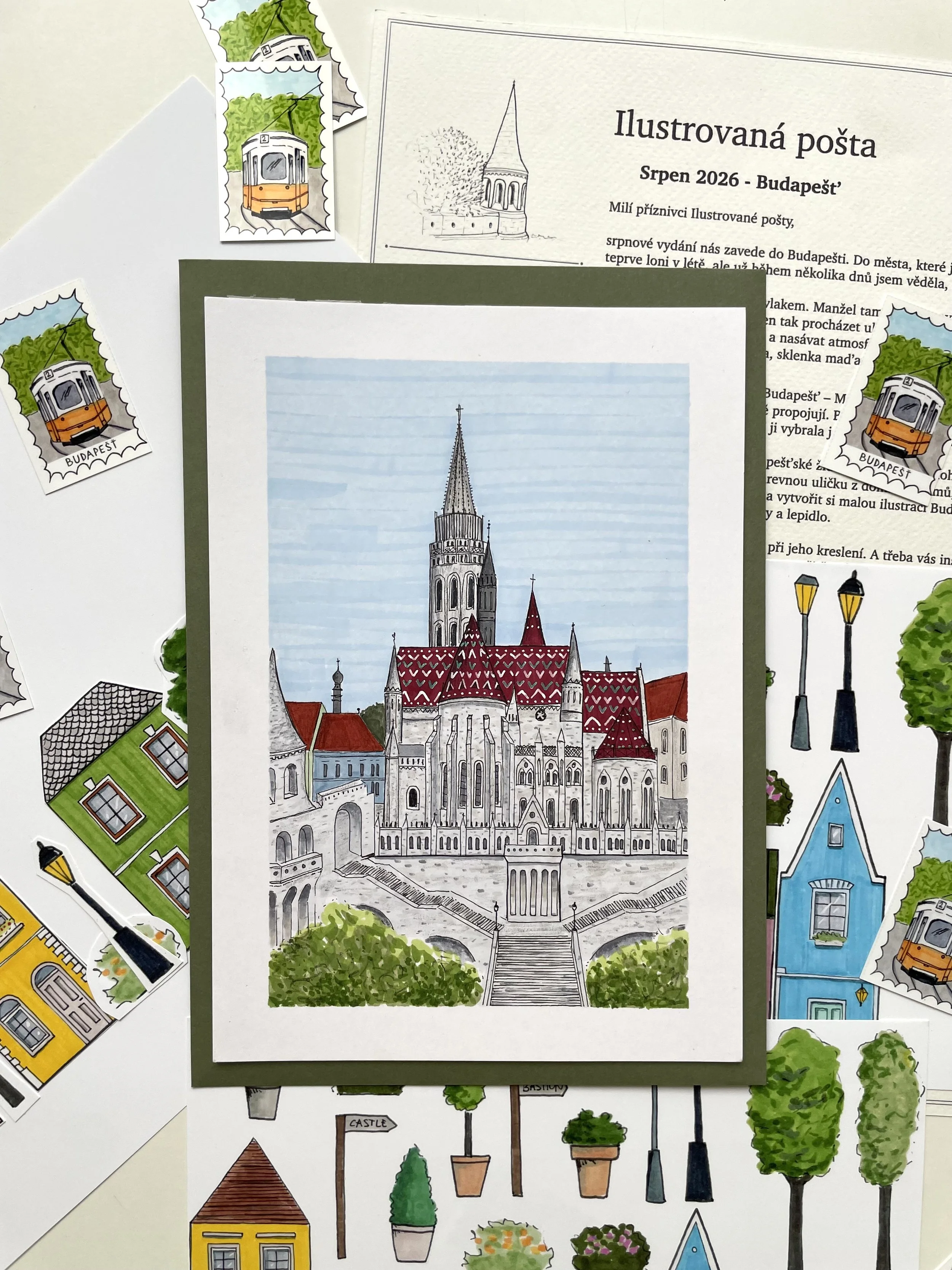 Ilustrovaná pošta - Budapešť / archivní vydání
