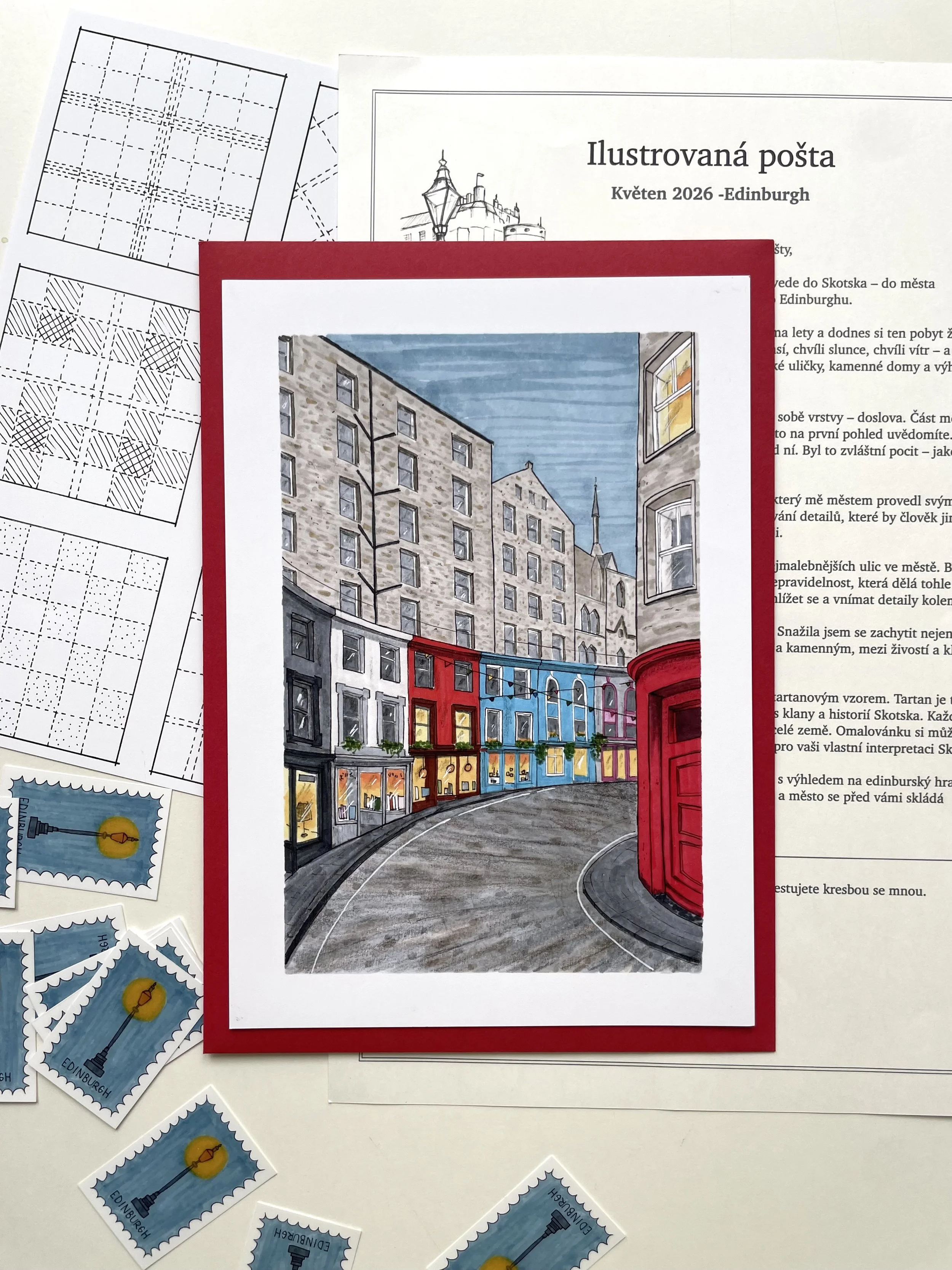 Ilustrovaná pošta - Edinburgh / archivní vydání
