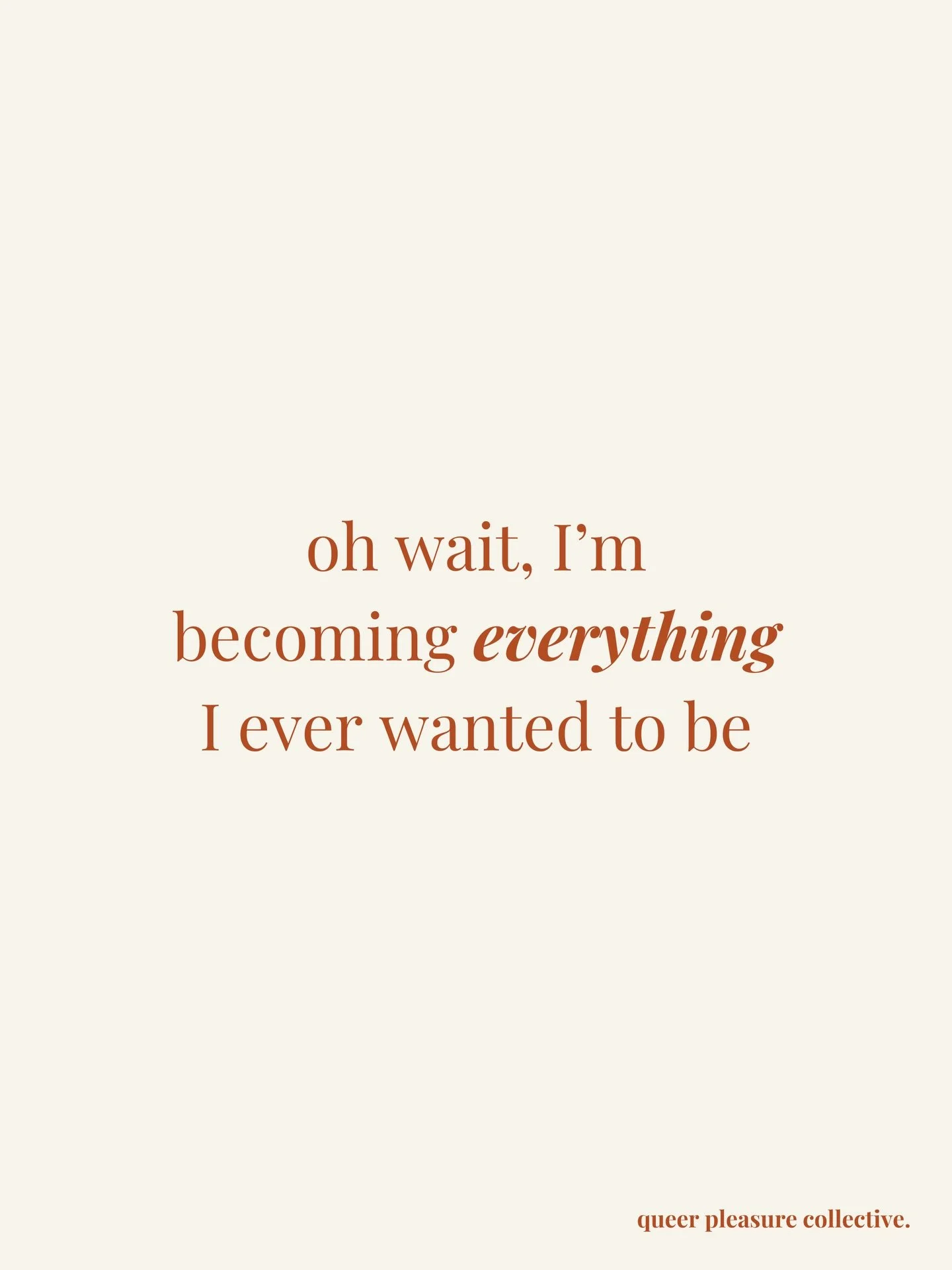 🥹 (little you &amp; me would be so proud!!!)

&mdash;

Ready to work together? 💌

If you&rsquo;re interested in exploring pleasure, identity, or connection in a radically-inclusive space, I&rsquo;d love to hear from you. You can email hello@queerpl