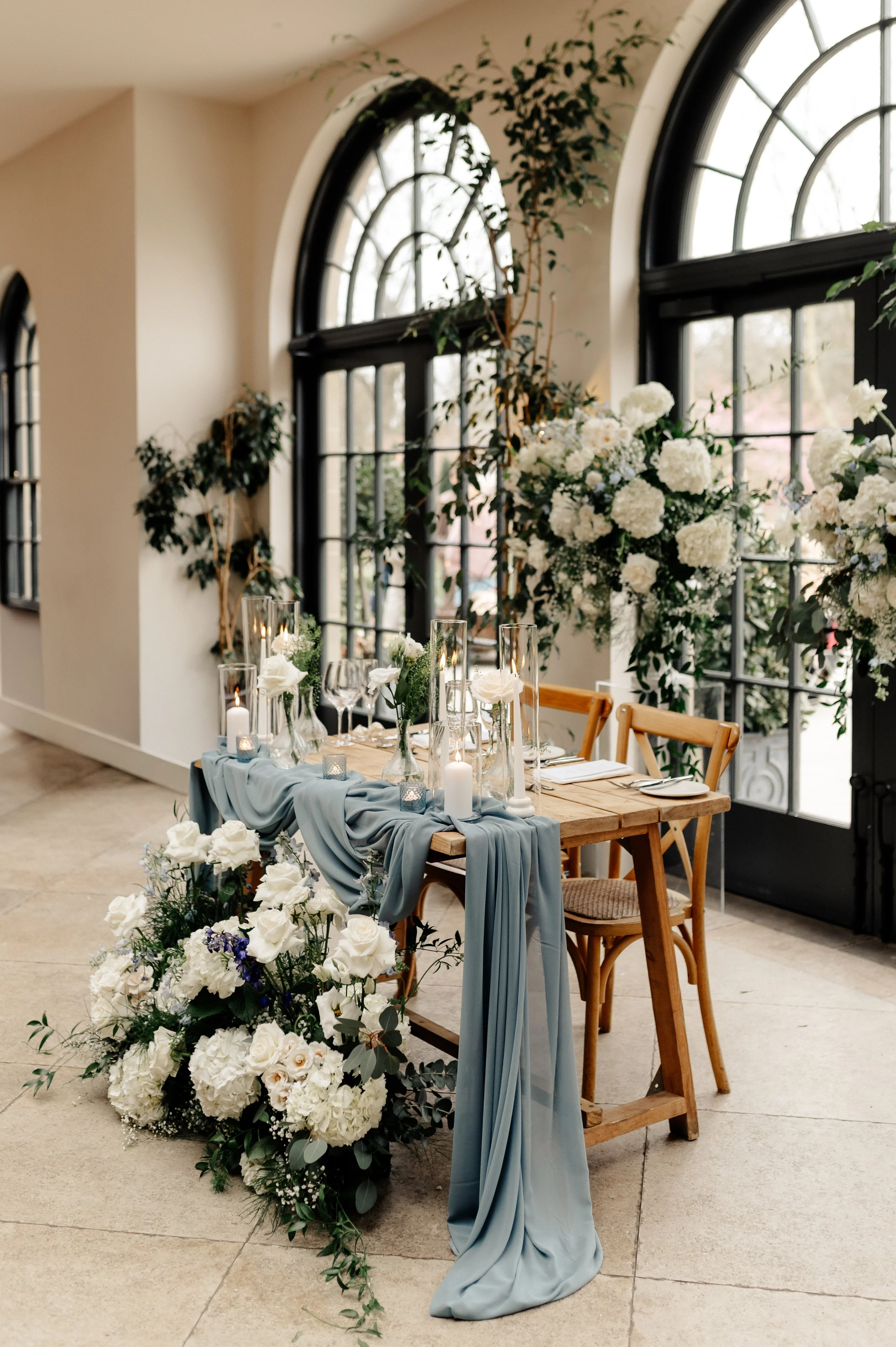 Modern Wedding Styling at Middleton Lodge Estate.
