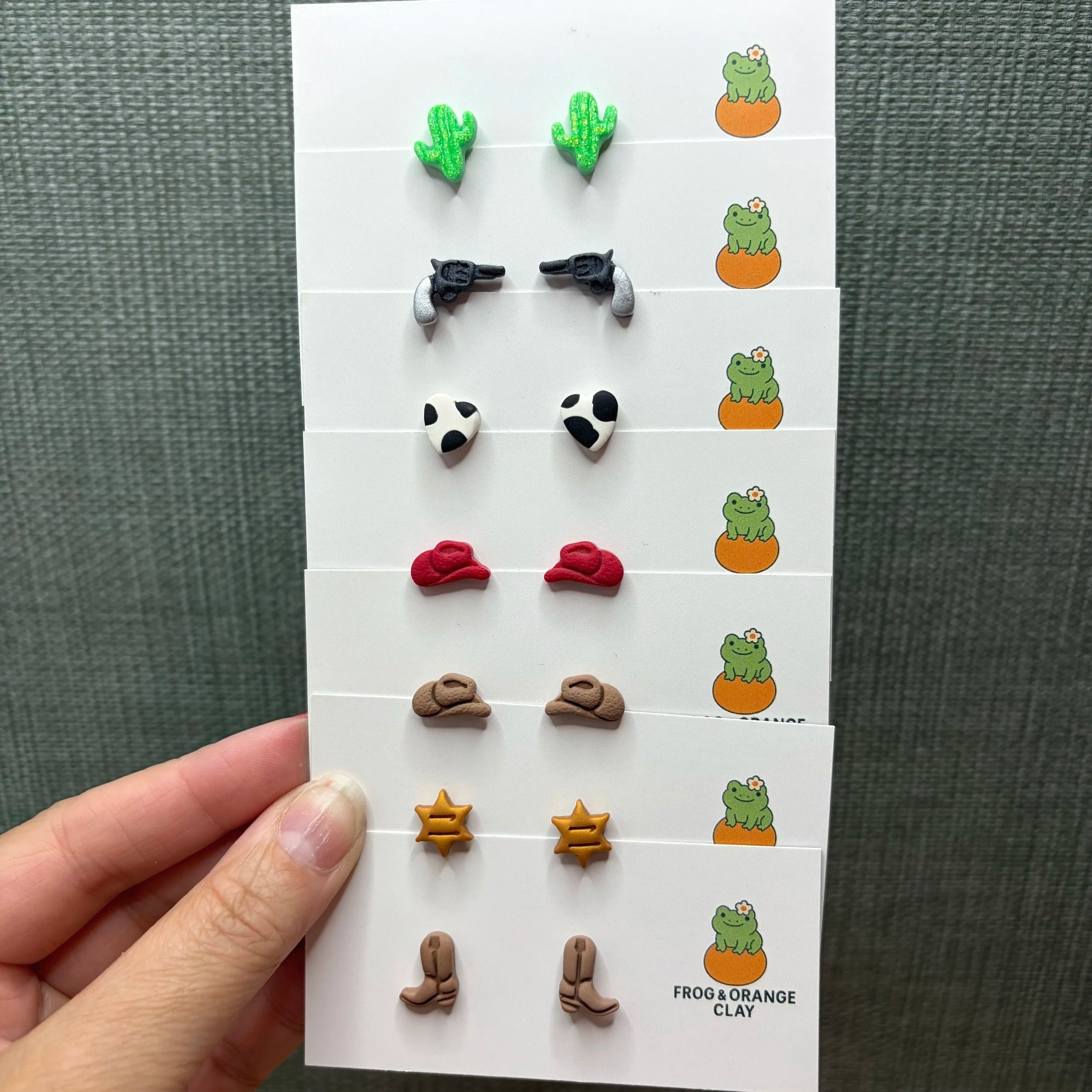 Cowgirl Stud Earrings