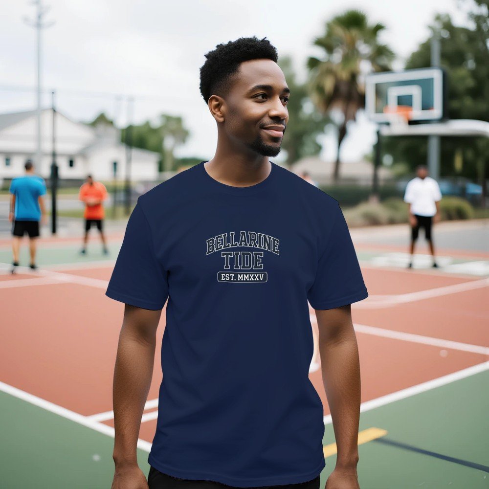 Bellarine Tide College Style T-Shirt - Unisex Soft Cotton Tee