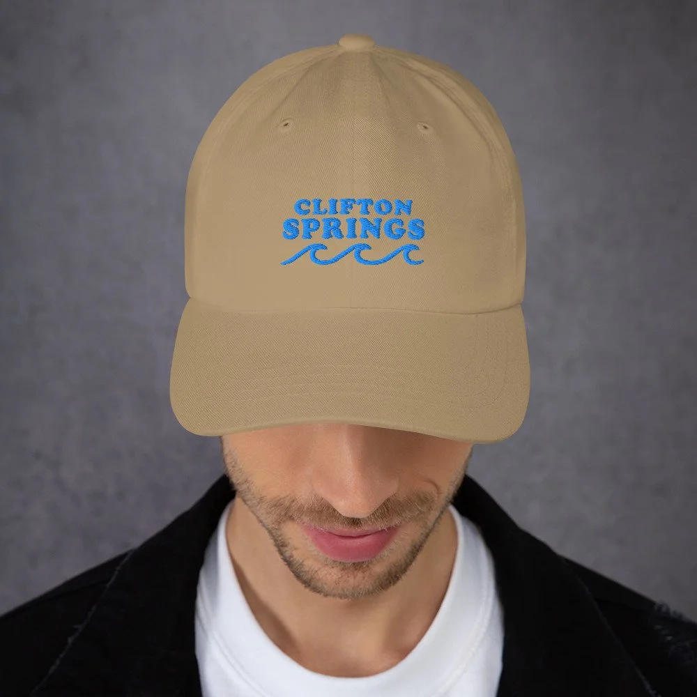 Clifton Springs Dad Hat - Beach & Golf Cotton Twill Baseball Cap