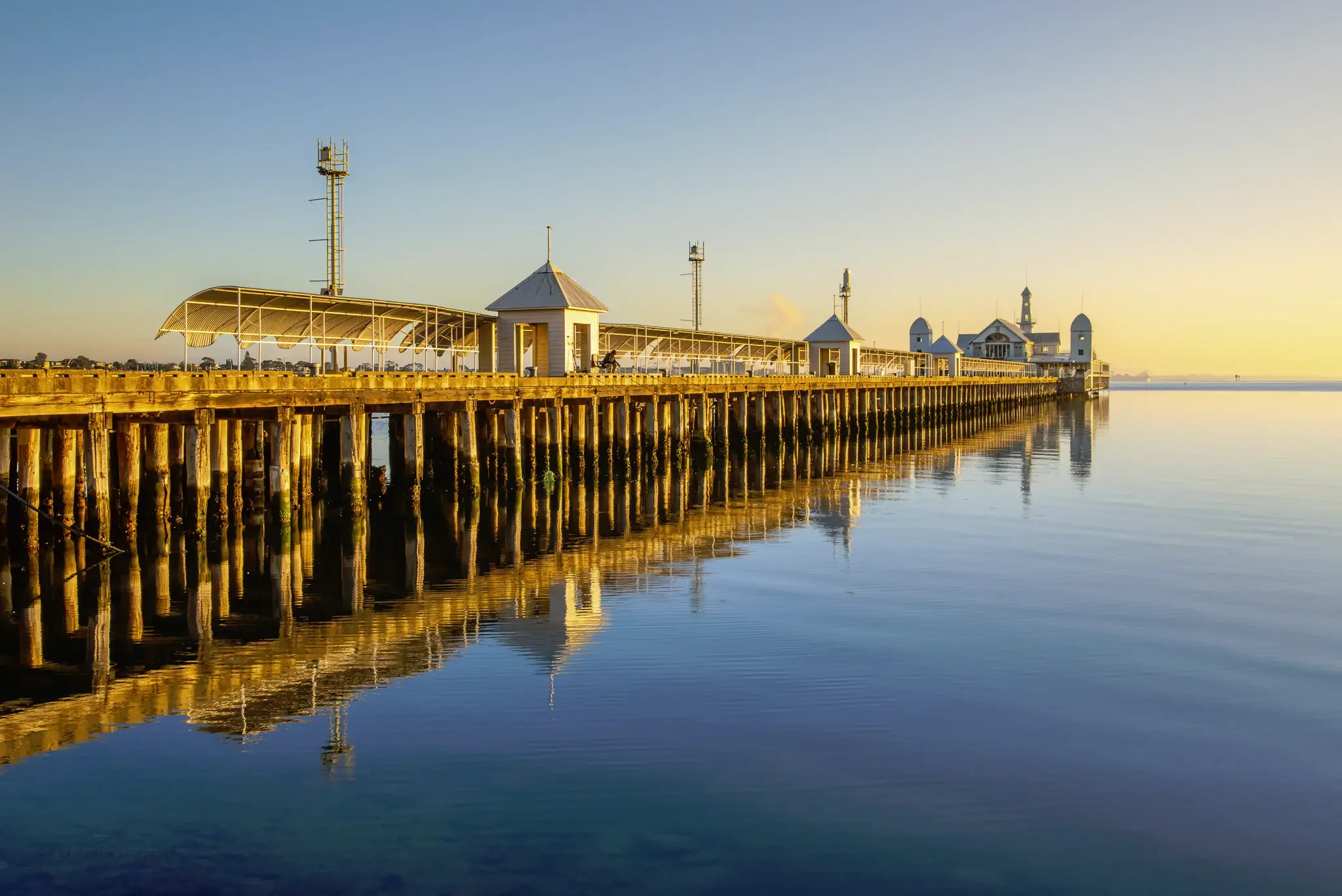 Cunningham Pier at Sunrise, Geelong Waterfront