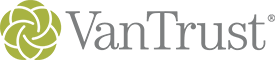 VanTrust logo in black and green with stylized green emblem and company name
