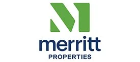 Merritt Properties logo with a green stylized 'N' and the company name in blue.