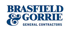 Brasfield & Gorrie General Contractors logo in blue text