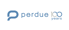 Perdue logo with 'Perdue 100 Years' text