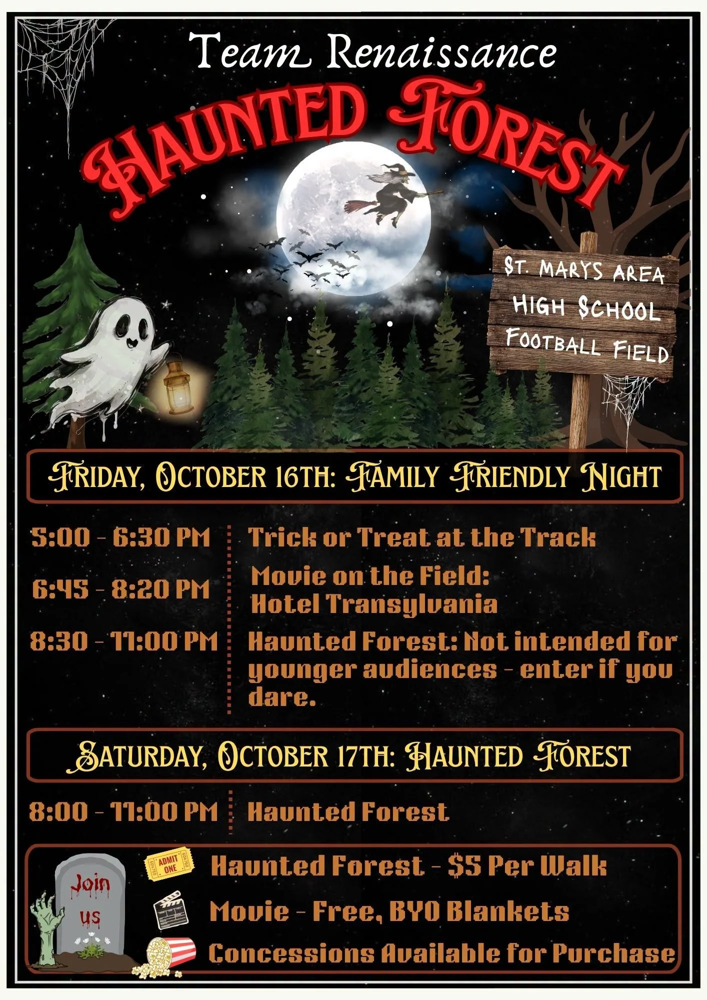Team Renaissance Haunted Forest