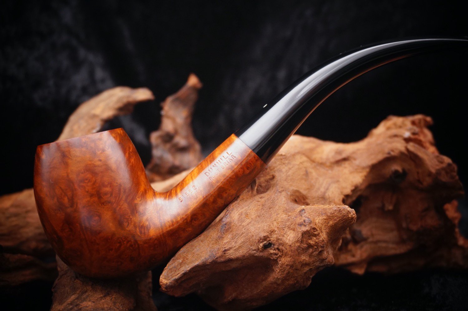 Dunhill Root Briar 51552 Bent Billiard - 1978 Estate