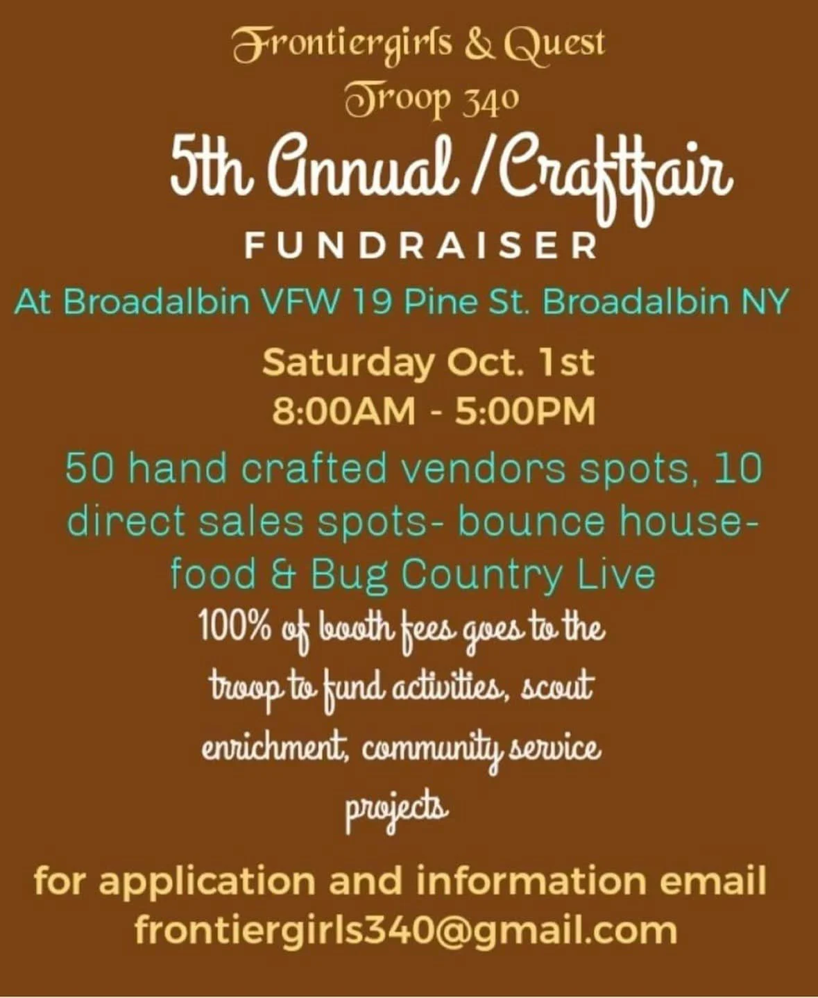 Broadalbin VFW Craft Show