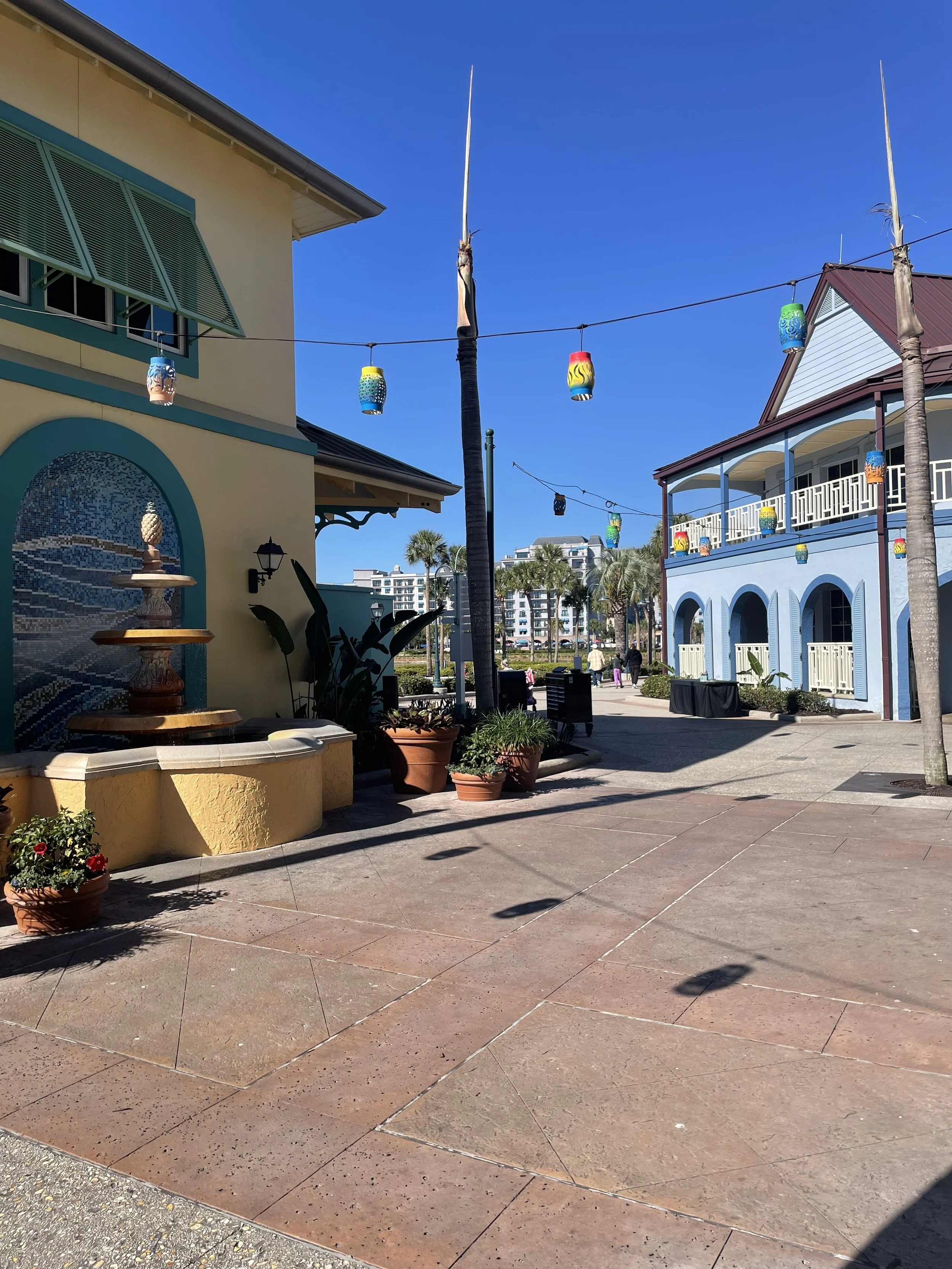 Marketplace area of Disney's Caribbean Beach Resort