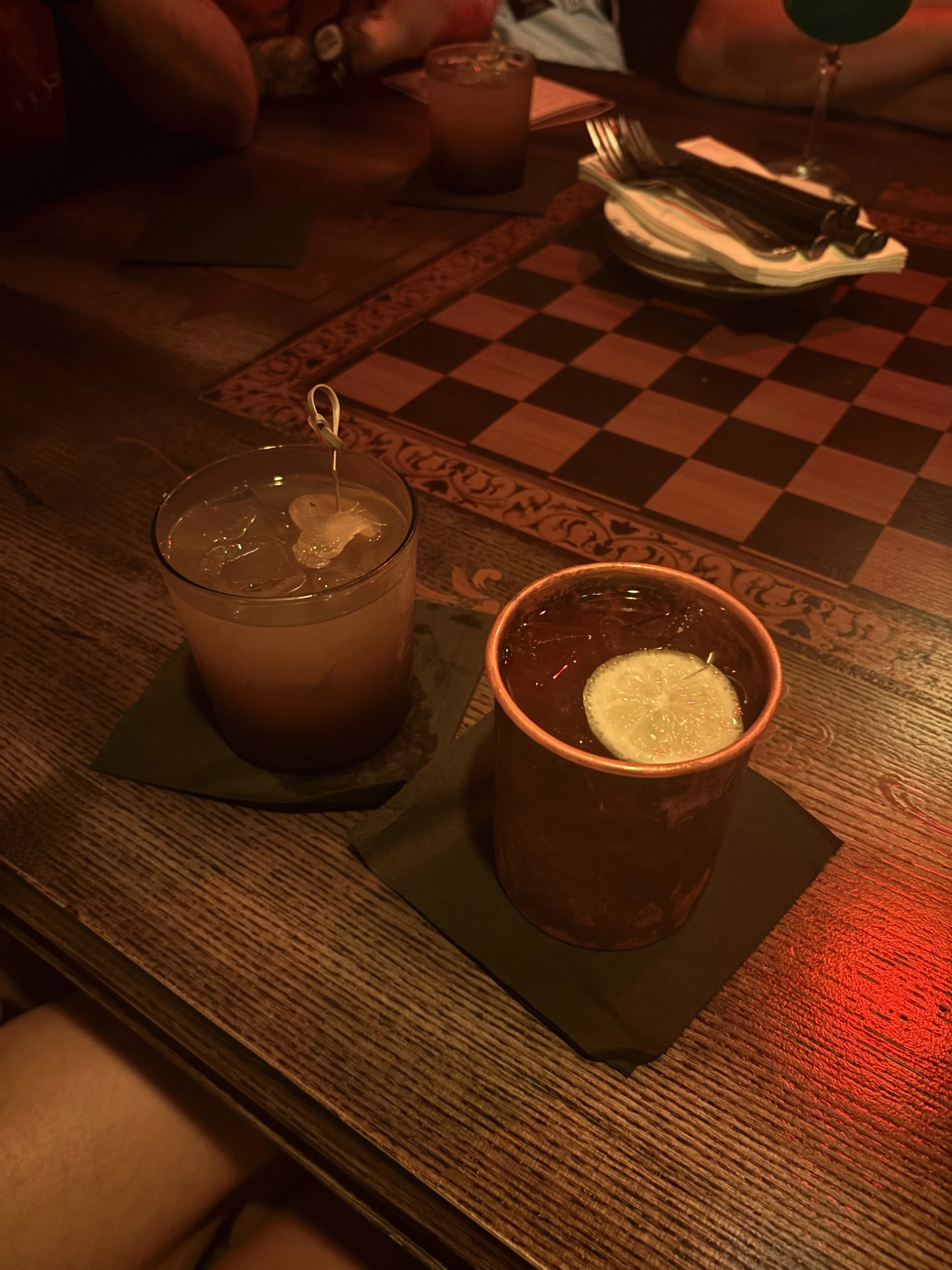 Beverages at the Beak and Barrel 