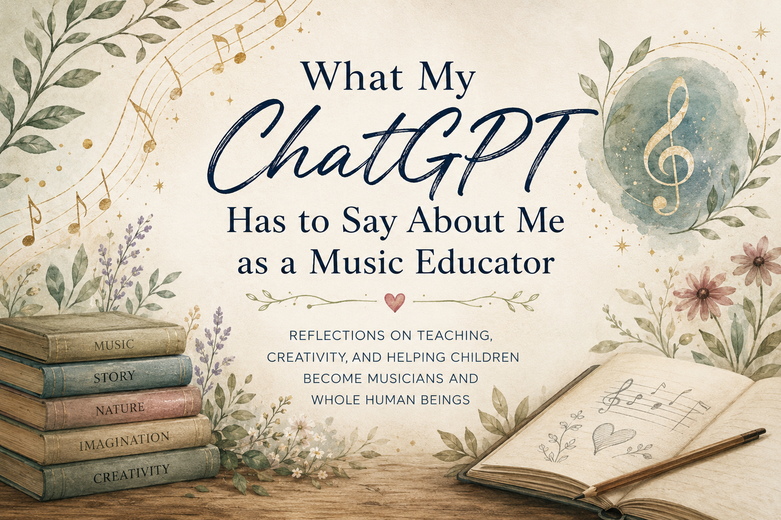 What My ChatGPT Has to Say About Me as a Music Educator