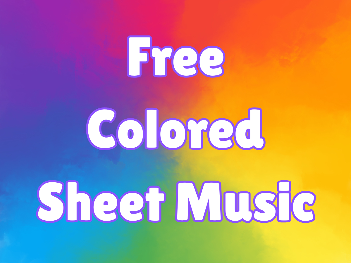 Free Colored Sheet Music
