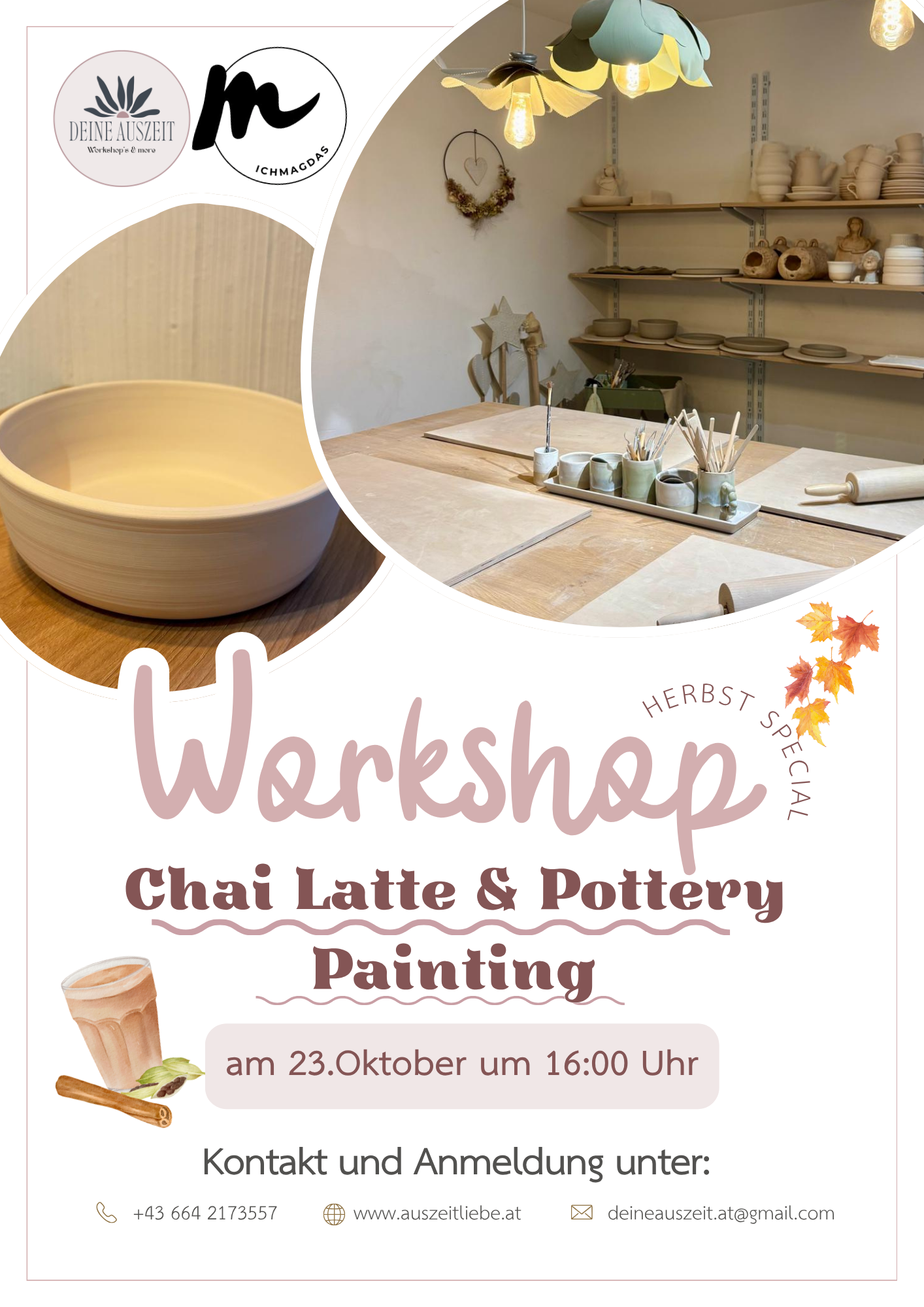 Chai Latte & Pottery Painting 23.10