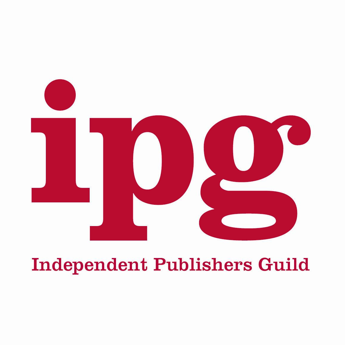 Logo of the Independent Publishers Guild, featuring the letters 'ipg' in bold red text and the words 'Independent Publishers Guild' below in matching red text.