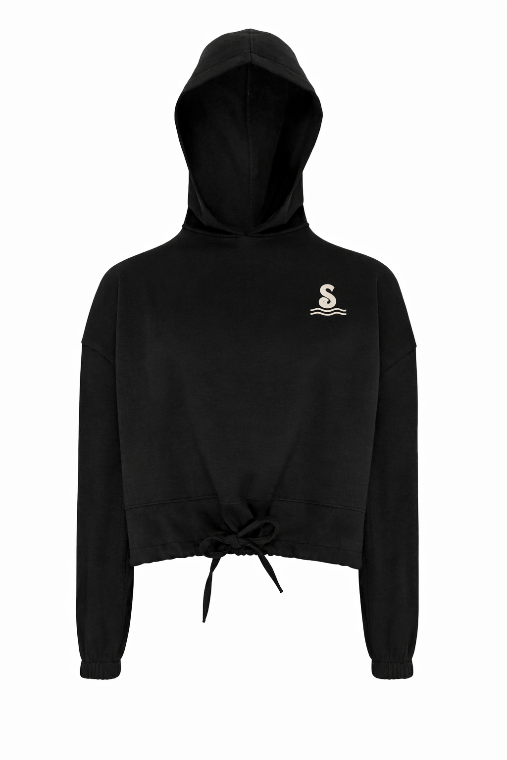 Cropped Oversized Hoodie – Recycled Fabric