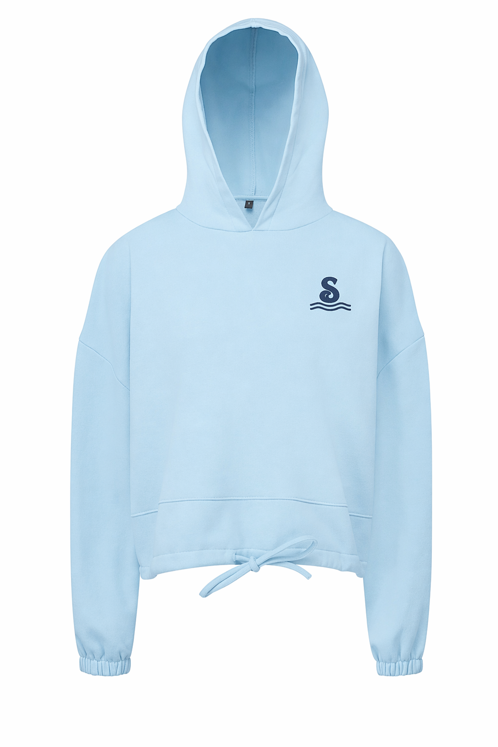 Cropped Oversized Hoodie – Recycled Fabric