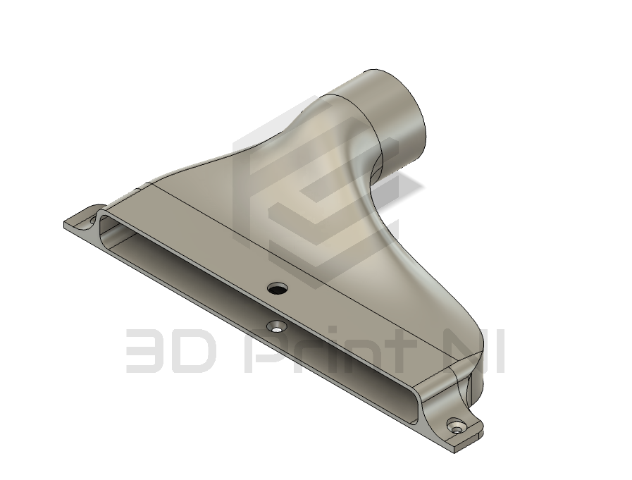 LHS Exit Cooling Duct Intake 50mm Outlet
