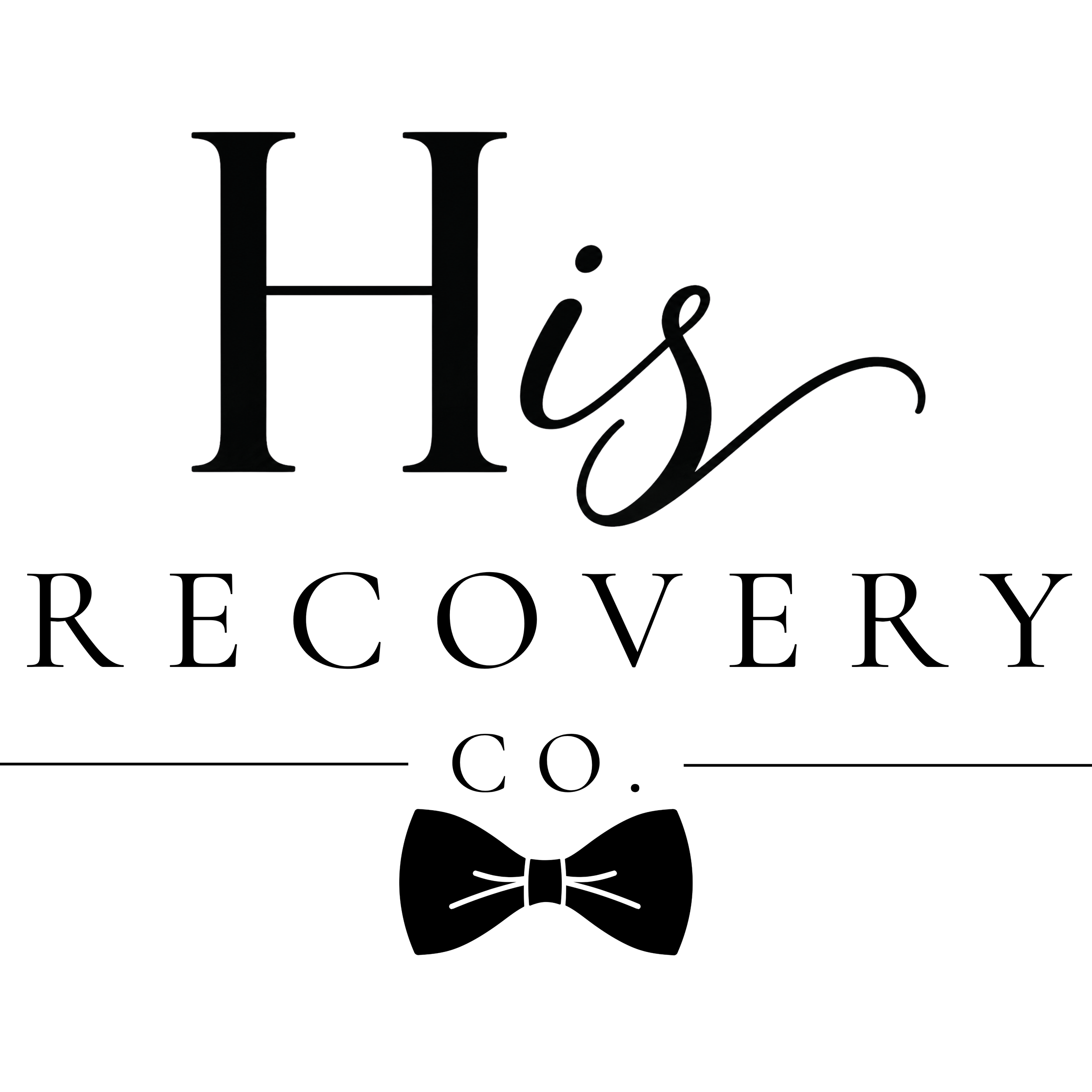 His Recovery Co. logo — private post-operative nursing and recovery care for men in Dallas Fort Worth
