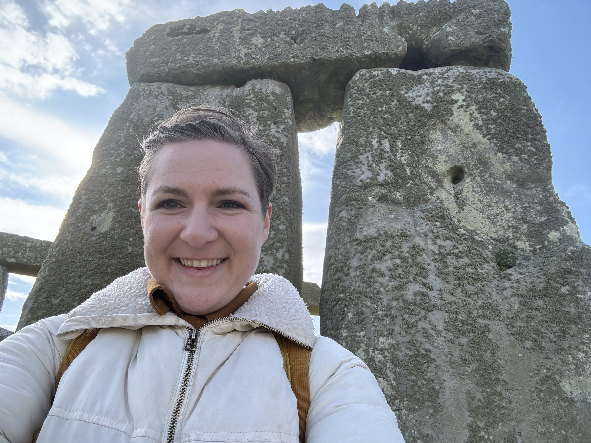 Photo of Leya at Stonehenge