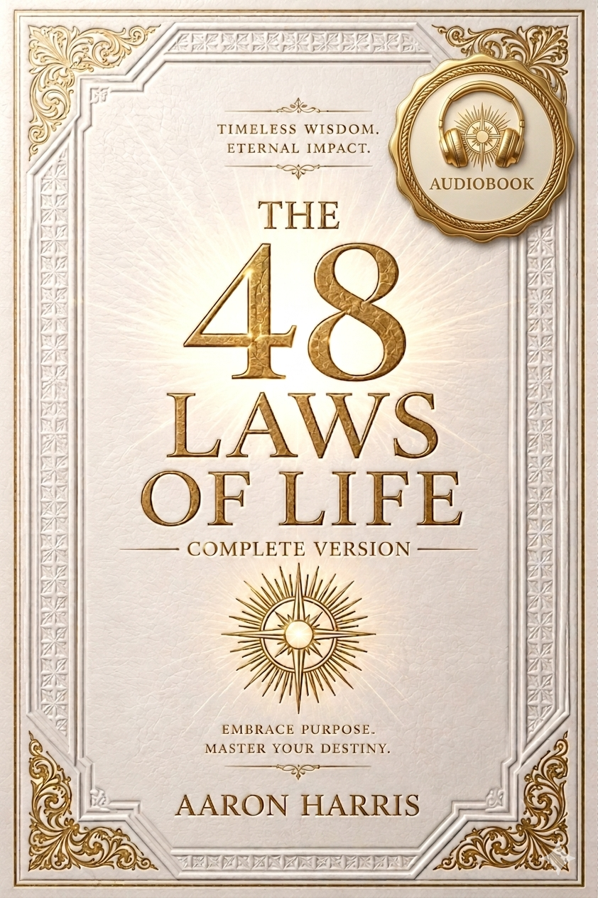The 48 Laws Of Life (Complete Version) by Aaron Harris Audiobook Cover.PNG