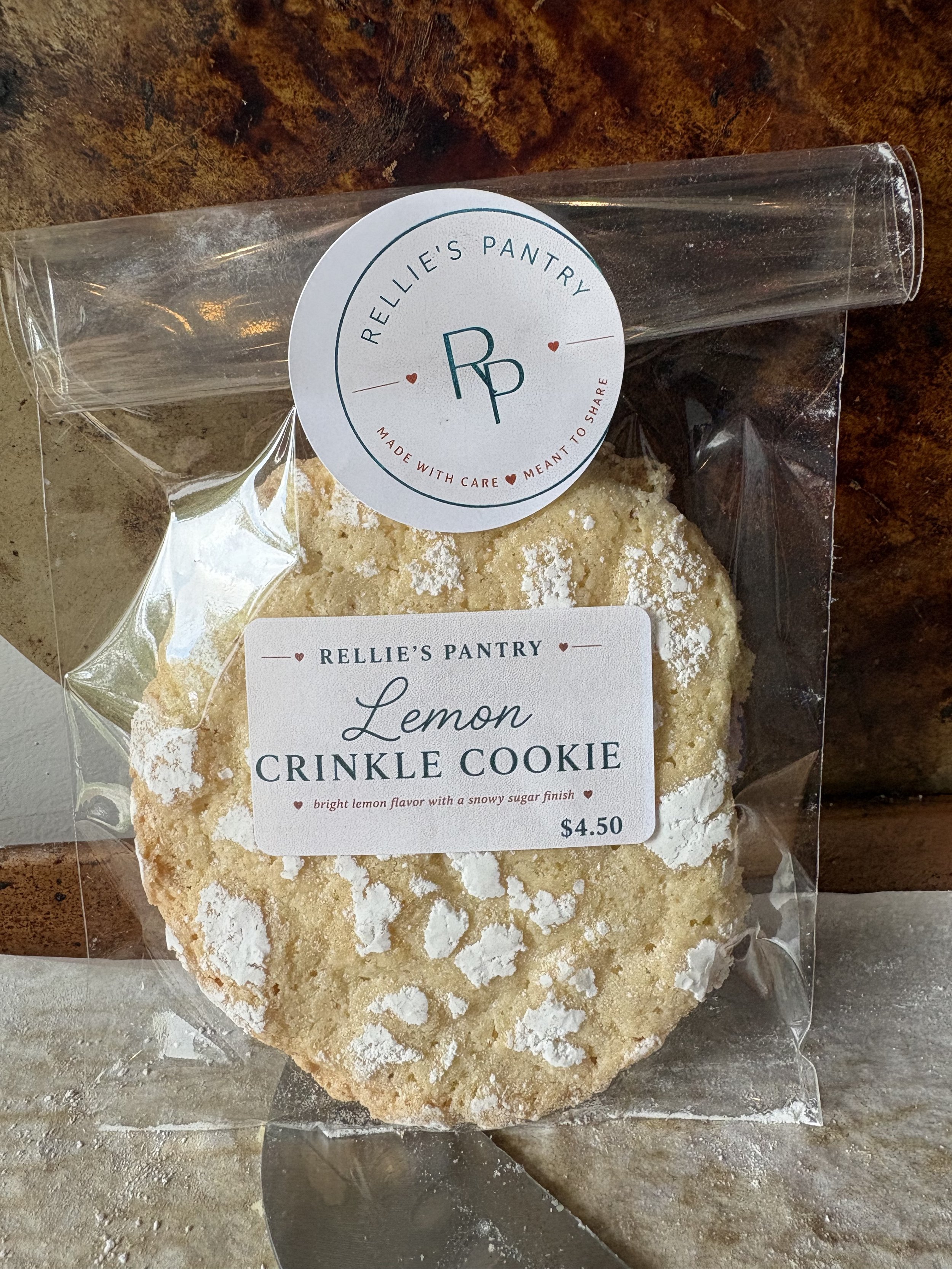 Lemon Crinkle Cookie