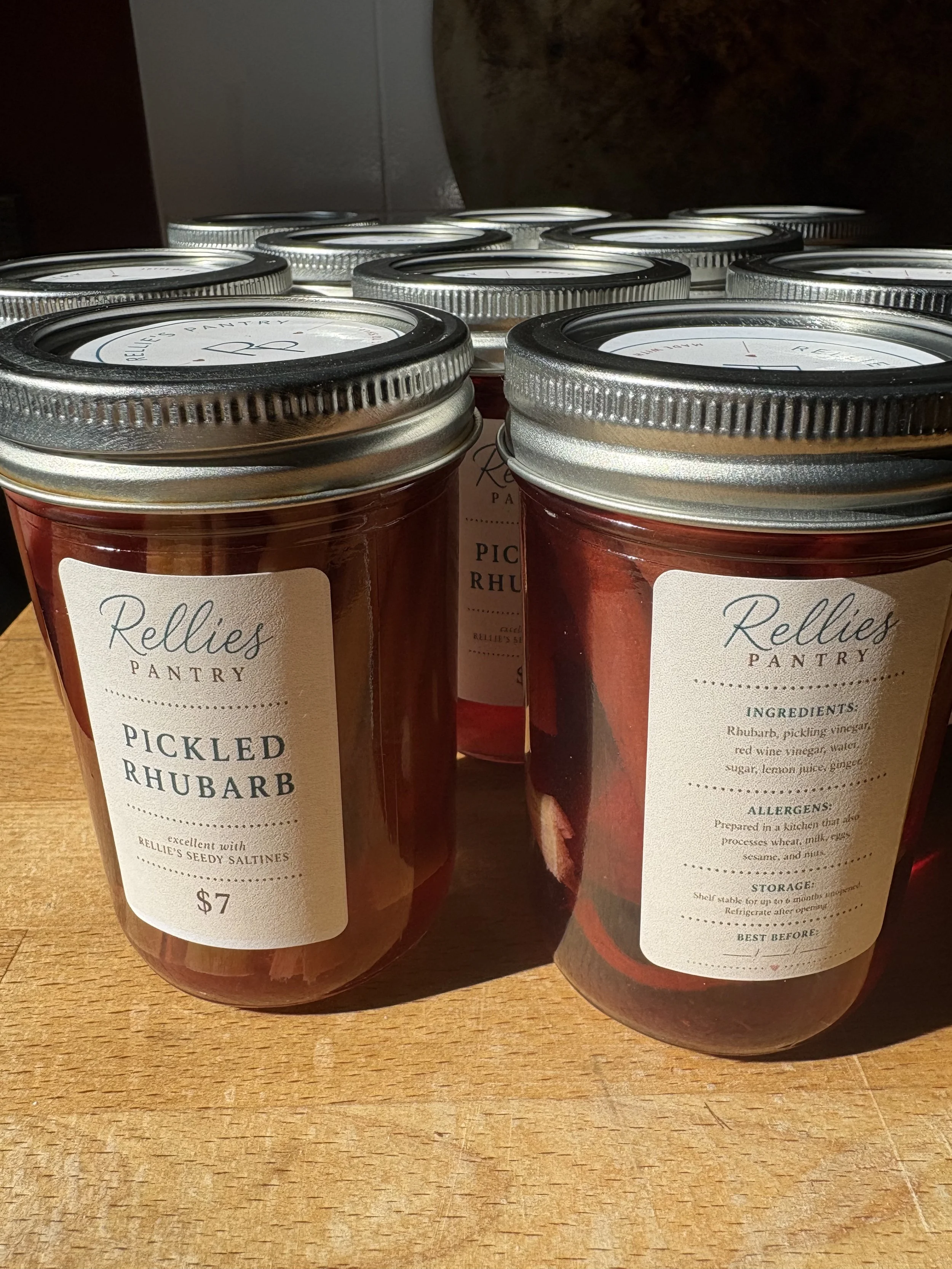 Pickled Rhubarb