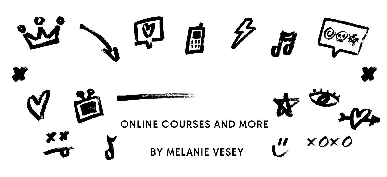 Black background with white text that reads, 'Learn how to promote yourself without feeling gross for creative people'