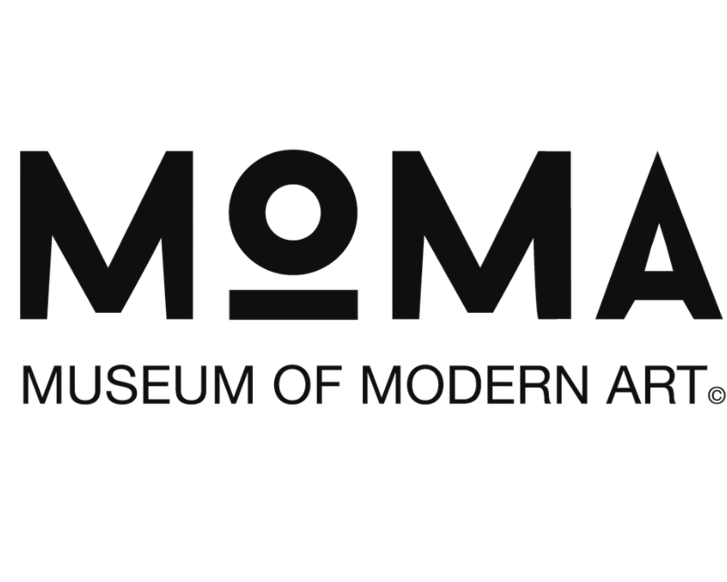 Logo for the Museum of Modern Art (MoMA) in black and white.